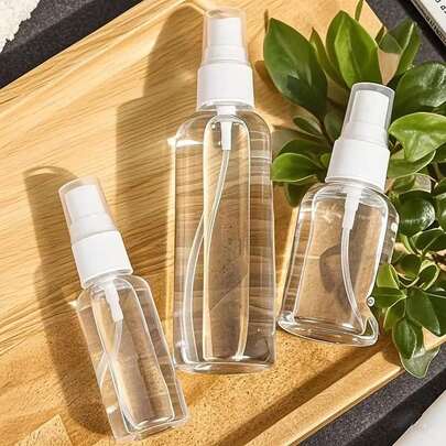 Bộ 5 chai xịt nhỏ, chai nhựa mini trong suốt 30ml/100ml, phun sương mịn, chống rò rỉ, hộp nhựa tái sử dụng, chai xịt chất lượng cao thích hợp đựng nước hoa và mỹ phẩm, thích hợp cho du lịch và sử dụng tại nhà, vệ sinh, làm vườn, chai đựng kem dưỡng da khi đi du lịch.