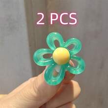 2pcs/8pcs Cute Resin Hollow Colorful Jelly Flower Shoelace Buckles, Detachable DIY Shoe Decorations, Suitable For Sports Shoes, Training Shoes, DIY Dopamine Accessories, Children's Holiday Gifts - Multicolor - View 11