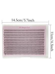 330 Fans Per Box, Curl C/D, Thickness 0.05mm, 12D/18D/20D, 8-15mm / MIX , Premade Fans Eyelash Extensions, Natural Look & Wispy & Ultra Soft & Super Light For Daily Life & Party & Music Festival All Size Fans - View 5