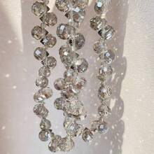 95颗8毫米草莓切割水晶玻璃珠，带有闪亮灯泡效果，适合DIY手链和项链首饰制作。 - 8mm - 查看 19