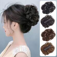 Kẹp tóc búi tự nhiên, kẹp tạo búi tóc kiểu scrunchie, kẹp tóc búi rối, kẹp tóc hình vòng chịu nhiệt HA2723, thích hợp cho mùa hè, kỳ nghỉ, du lịch. - Nhiều màu - Xem 8