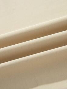 Men's Solid Color Low Elasticity Minimalist Summer Versatile Lightweight Loose Short Sleeve T-Shirt, Breathable Sports Top - Apricot - View 7