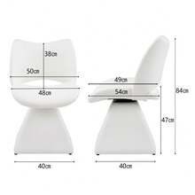 Dining Chairs - White - View 8