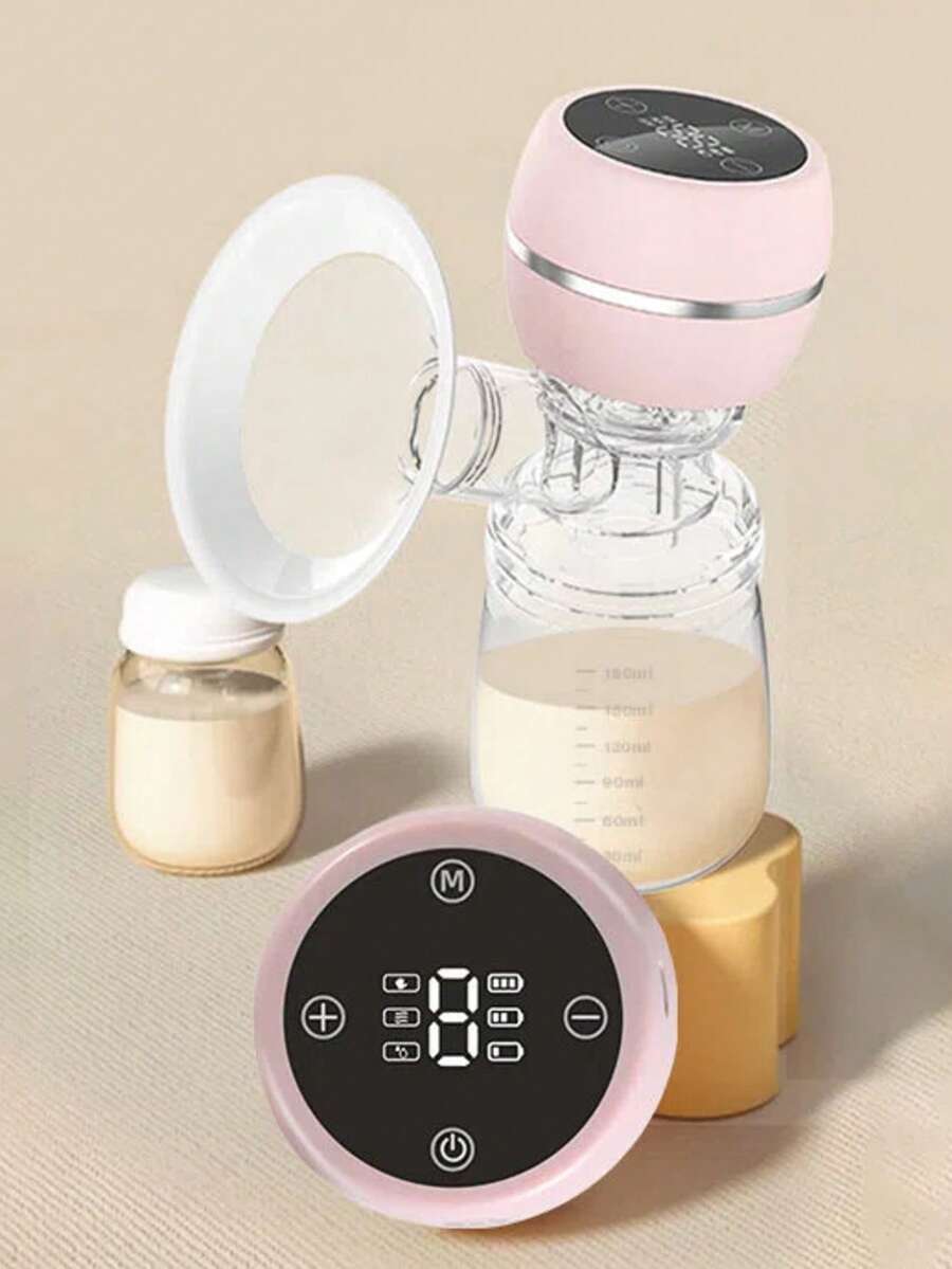 Bomba de Leche Eléctrica con Diseño Anticontaminación - Bilateral/Unilateral, 180ML/360ML, Material Segur*o para Alimentos - transparente - Ver 1