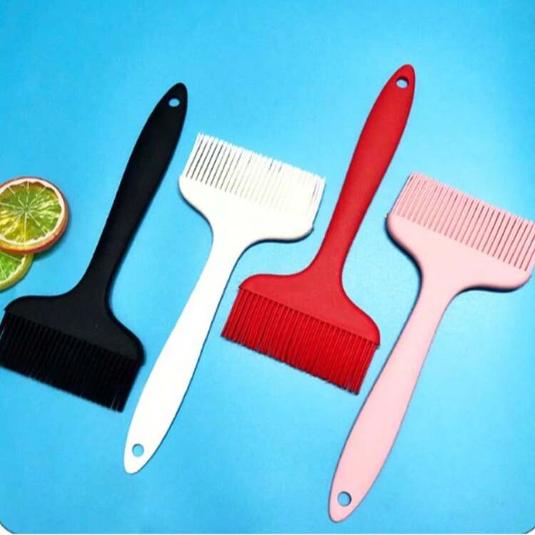 2pcs/1pc Heat Resistant Silicone Basting Brush, Oil Butter Sauce Brush For Baking Grilling Cooking Dishwasher - View 11