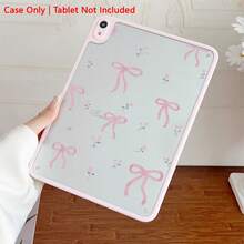 1 chiếc ốp lưng máy tính bảng trong suốt màu hồng họa tiết nơ và hoa, chống sốc, tương thích với iPad Pro 11, Air 11/13 M3, 11 A16, thế hệ thứ 10/9/8/7, Air 4/5, 10.9/10.2/9.7 inch - Nhiều màu - Xem 3