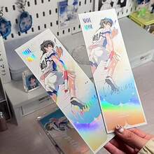 A4 Holographic Laminated Sheets - 20pcs Assorted Transparent Waterproof Stickers, Gemstone, Polka Dot, Rainbow, Star Patterns - Multicolor - View 7