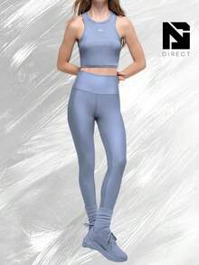 High-Waist Airlift Legging - 冬霜 - 查看 3