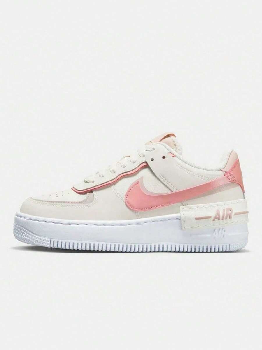 Nike 女士 W AF1 SHADOW 休闲运动鞋 - 米白色/粉紅色 - 查看 1