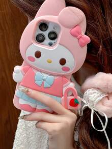 1 chiếc ốp lưng điện thoại SANRIO hình mèo hoạt hình 3D mềm mại, thời trang mới, bằng silicon, tương thích với iPhone 17, 17 Pro, 17 PM, 16, 16 Pro, 16 PM, 15, 15 Pro, 15 PM, 14 Pro Max, 14 Pro, 14, 13 Pro Max, 13 Pro, 12 Pro Max, 12 Pro, 11, 11 Pro Max, SE. Món quà thời trang dành cho bạn gái, bạn thân. - Nhiều màu - Xem 5
