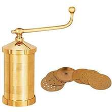 Bra Ev Ancha MakerChakali Maker Manual Pata Maker Hev Maker Gathiya Murukulu Janthikulu Maker Hine With 6 Different Jali - Golden - View 2