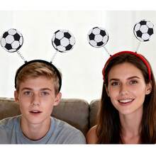 2 chiếc băng đô cổ vũ World Cup, phụ kiện cổ vũ, trang trí tiệc ăn mừng bóng đá, phụ kiện du lịch, băng đô cài tóc, vương miện cài tóc. - Nhiều màu - Xem 4