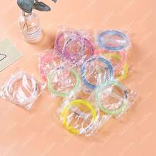 Kit 10 Pulsera Luminosa Plástico Colores Luz Led Fiesta Boda Color Multicolor - Ver 8