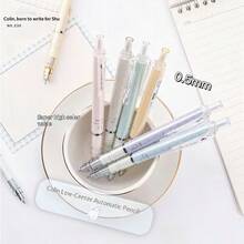 1/3 Activity Pencils, Colorful Aesthetic Stationery, Not Easy To Get Stuck Or Break When Writing, Automatic Lead Pen, Suitable For Gifts During The School Year And Classroom Motivation Gifts - A - View 1