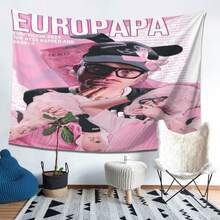 Joost Klein Inspired Tapestry, A  Printed Style, Perfect For Bedroom, Dormitory, And Home Decor, A Unique Holiday Gift Idea For Friends And Family, A Versatile Decorative Item - 彩色 - 查看 5