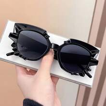 1 Peça Óculos de Sol Estilo Olho de Gato, Proteção UV400, Acessório de Moda, Adequado para Homens e Mulheres, Acessório para Férias e Festas - Multicolorido - Visão 4