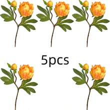 Bó hoa mẫu đơn nhân tạo 1/5/7 cành, hoa mẫu đơn sống động như thật, thích hợp làm quà tặng Ngày Valentine, quà tặng Ngày của Mẹ, trang trí nhà cửa, trang trí bàn tiệc cưới, trang trí tiệc, bó hoa cưới, trang trí văn phòng, trang trí phòng ngủ và phòng khách, trang trí quanh năm. - Nhiều màu - Xem 27