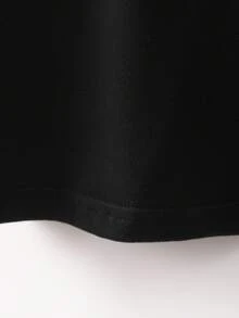 Camisetas de mujer a la moda - Negro - Ver 5
