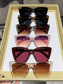 6pcs Black Leopard Print White Bean Curd Pink Tea