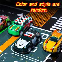 88pcs Stylish Mini 2.7" Diecast Car Toy Set, Awesome Party Favor Racing Toys, Ideal For Children's April Fools' Day, Halloween, Birthday, Christmas Stocking Stuffers, Best Gift For Kids - Beige - View 5