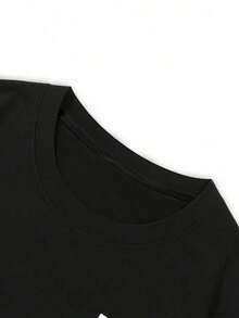 MTLB Men's Solid Color Crew Neck Short Sleeve T-Shirt - 粉色 - 查看 5