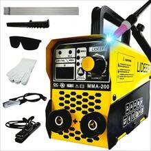 Soldadora Inversora Portatil Mma+tig Máquina 2en1 Color Amarillo - Tipo de Enchufe B USA (110-127V) - Ver 9