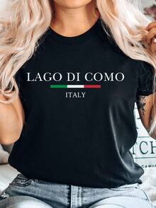 Camisetas e regatas esportivas femininas - Preto - Ver 1