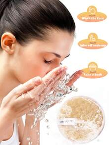 44 piezas Juego de herramientas de maquillaje que incluye: 1 bolsa de aseo y cosméticos multifuncional con cremallera impermeable + 18 piezas de juego de brochas de maquillaje + 4 piezas de esponjas de maquillaje + 4 piezas de mini esponjas de maquillaje + 4 piezas de borlas de polvo triangulares + 8 piezas de borlas de polvo de cojín de aire mini + 2 piezas de esponjas de limpieza facial + 1 diadema + 2 piezas de correa para tazón de mano - Multicolor - Ver 7
