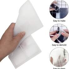 Khuôn nhựa Epoxy hình lá bài Tarot (2 cái) để tự làm đồ thủ công bằng nhựa, khuôn silicon đúc hình lá bài Tarot dùng làm mặt dây chuyền, móc khóa, trang sức nhựa, khuôn trò chơi bài Tarot - 24 ô - 2 khuôn silicon - Xem 6