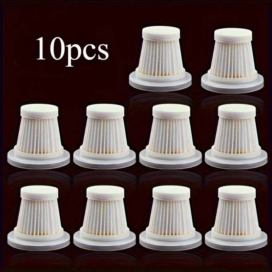 SOKANY [Washable Filter Element] 5pcs/10pcs Reusable Filter Elements For Portable Vacuum Cleaners, Easy To Clean And Prevent Clogging, Easy To Disassemble, Maintain Strong Suction, Extend Machine Lifespan, Suitable For Most Handheld Vacuum Cleaners