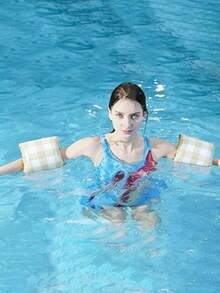 1 Peça Braçadeira Inflável de PVC Xadrez Retrô, Adequada para Crianças, Adolescentes e Adultos, Braçadeiras de Piscina, Bóias Infláveis de Natação, Mangas Flutuantes, Adequadas para Nadadores Iniciantes, Mangas Infláveis de Natação - Multicolorido - Visão 2