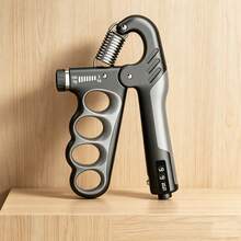 1 pieza Entrenador de fuerza de agarre mecánico, entrenamiento preciso para fortalecer la fuerza de la mano. Resistencia ajustable de 5-100kg, cubre rehabilitación hasta desarrollo muscular profesional. Contador mecánico que registra automáticamente las repeticiones. Ranura de agarre ergonómica de 4 dedos que se ajusta a la forma de la mano para una fuerza uniforme. Equipo eficiente para mejorar la fuerza de agarre, brazo y muñeca. - Multicolor - Ver 15