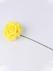 1pc 25pcs/Set Dyed PE Foam Artificial Rose Flowers 8cm With Stem, Decorative Wedding Bouquet - Multicolor - View 7