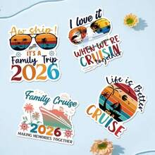 Family Cruise Door Drations Magnetic 4 Pcs Retro Family T 2026 Cruise Magnets Nautical Vacation Ship Cabin Door Signs Fridge Magnets Dr - [A]-A - Xem 7
