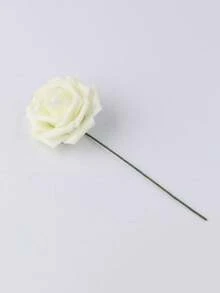 1pc 25pcs/Set Dyed PE Foam Artificial Rose Flowers 8cm With Stem, Decorative Wedding Bouquet - Multicolor - View 20