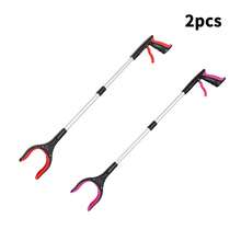 1/2 piezas Herramienta recogedor de basura ligera y duradera de 32" que gira 360°, suministros de limpieza del hogar, adecuada para personas mayores y como regalo del Día de la Madre - Multicolor - Ver 20