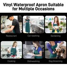 Aprons - สีเขียวเข้ม - ดู 8