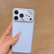 1x Súper lindo protector de lente de cámara de teléfono con diseño de pata de gato rosa y negro - Película protectora de lente de cámara transparente. Compatible con 17 Pro / 17 Pro Max. Un film de protección de cámara resistente a los arañazos, duradero y con estilo. - Multicolor - Ver 5