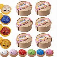 Glitter Dumpling Squishy, 2026 New Dumpling Squishy Mystery - 10 Colors Random Mystery Gift Box, More Surprises (Glitter Blue) - 隨機 -6件 - 查看 9