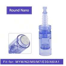 10pcs Disposable Replacement Needle Tips, 12/36/42 Pins/Round Nano 5D Bent Head Microneedle, Suitable For MYM/M5/M7/N2/A6/A1/E30, Individually Sealed Packaging - Multicolor - View 9