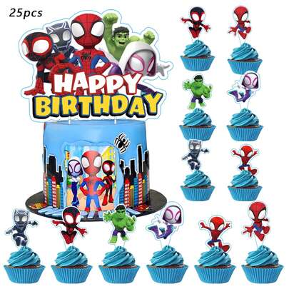 His Magical Friend Cupcake Decorations, Cupcake Toppers, Birthday Decorations, Theme Party Supplies, Birthday Cake Decorations