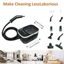 8-In-1 Handheld Steam Cleaner | High-Pressure Steam Engine, Large Water Tank, Suitable For Home Use, Hardwood Floors, Indoor Decor, Kitchen, Bathroom, Floors, Grease Cleaning - EU F Type Plug(220-240V) - View 5
