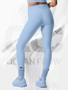 Leggings de cintura alta Airlift - Azul concha marina - Ver 2