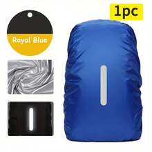 3件套30-40升反光帆布背包防雨罩，荧光背包雨披，二合一可折叠防水徒步罩，适合学生和上班族。适用于户外活动、雨季、防尘/防盗/骑行/徒步/露营/旅行、夜间使用。2026新款，返校季，多种颜色可选。 - 彩色 - 查看 14