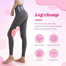 High-Quality Thigh Trainer, Kegel Exerciser, Adjustable Resistance Pelvic Floor Muscle Trainer, Inner Thigh Toning Home Fitness Equipment, Muscle Strengthening And Shaping - Pink - View 6