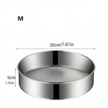 Stainless Steel Fine Mesh Flour Sifter, Available In Four Sizes – A Versatile Baking Tool For Cakes, Pies, And Bread – An Essential, Kitchen Tool For Home Bakers. - Multicolor - View 10