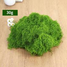 [30g/50g/100g/200g/300g Artificial Moss Rope, Fake Moss, Artificial Moss For Indoor Plant Decor, Indoor Green Moss, Indoor Art Landscape Decor Green Moss, Gardening Decor, DIY Craft Moss, Moss Decor For Tabletop, Fairy Garden Wedding Decor, Shapeable, Christmas Holiday Gift] - Light Green - View 8