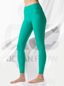 High-Waist Airlift Legging - Spruce Green - View 2