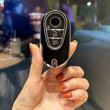 1个TPU汽车钥匙保护套，适用于W223 S级 S300 S400 S350 S450 S500 C200 C260 2020 2021款车型 - A - 查看 9