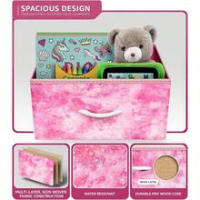 Dresser Storage Tower, Organizer Drawers Closet Boys Girls Bedroom, Bedside Furniture, Chest Home, College Dorm, Steel Frame, Wood Top, Tie-Dye Fabric Bins(4-Drawer, Pink) - 粉紅色紮染 + 4 抽屜 - 查看 5